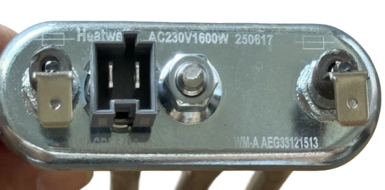 Grzałka do pralki LG za AEG33121513 1600W z kołnierzem i czujnikiem NTC_2