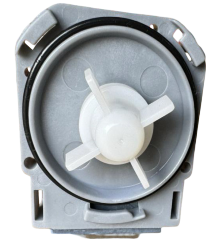 Pompa pompka silnik pompy spustowej odpływowej wody pralki Electrolux AEG Zanussi 1326630009 4055255451 49028801 50271933009 C00285437 na trzy zatrzaski, konektory tył_1
