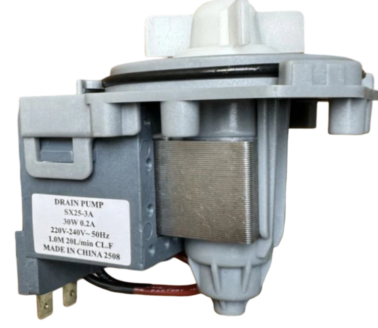 9859.png Pompa pompka silnik pompy spustowej odpływowej wody pralki Electrolux AEG Zanussi 1326630009 4055255451 49028801 50271933009 C00285437 na trzy zatrzaski, konektory tył_4