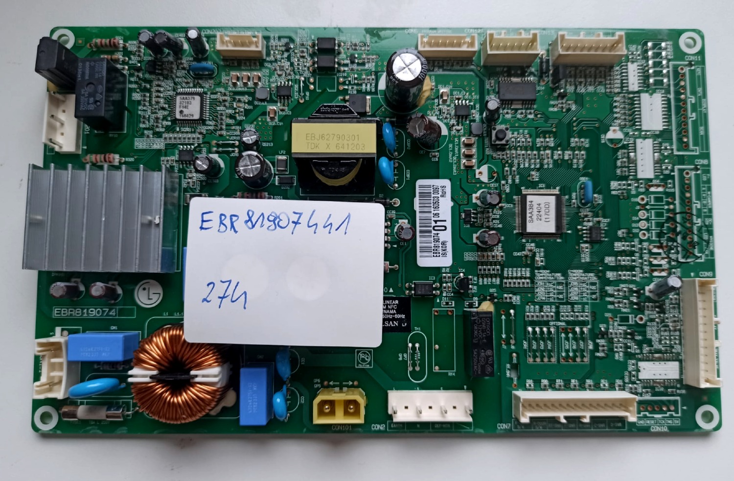 Moduł programatora lodówki LG EBR81907401 EAX66871701